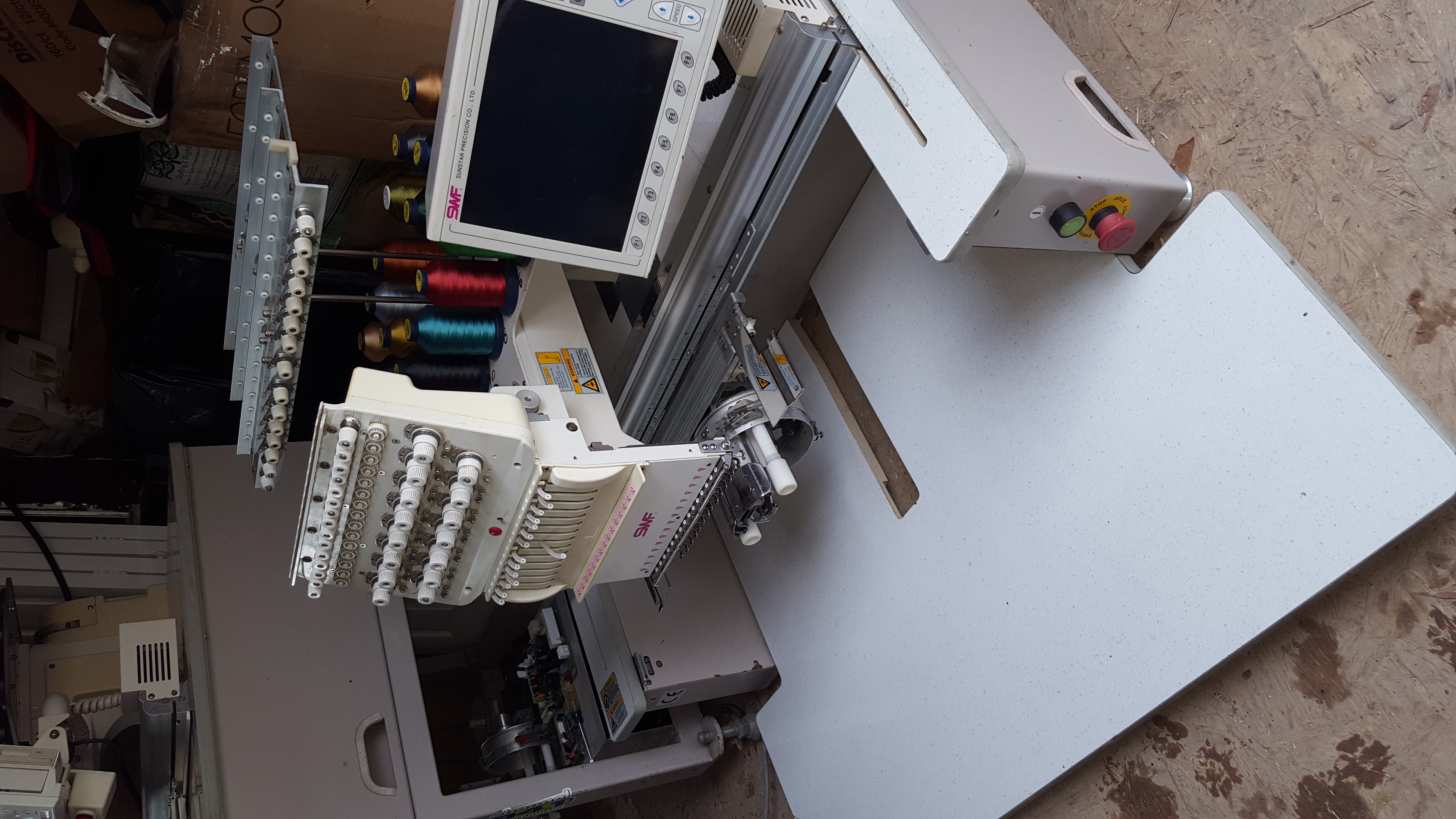 swf embroidery machine frame attachments