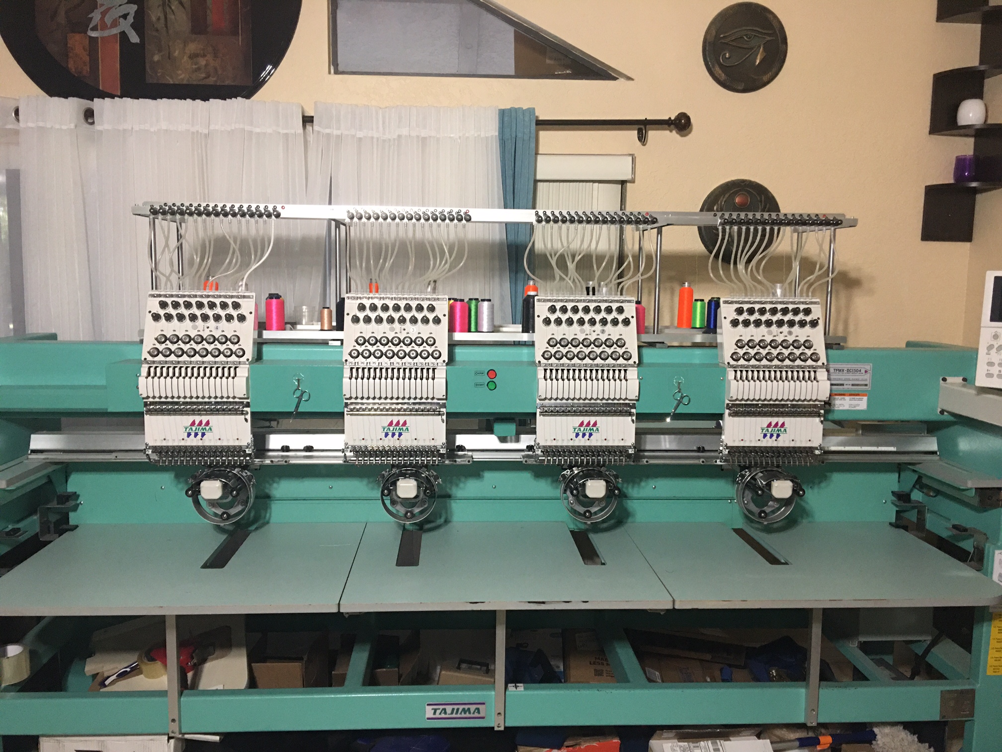 Tajima Industrial Embroidery Machine TFMX-C1504