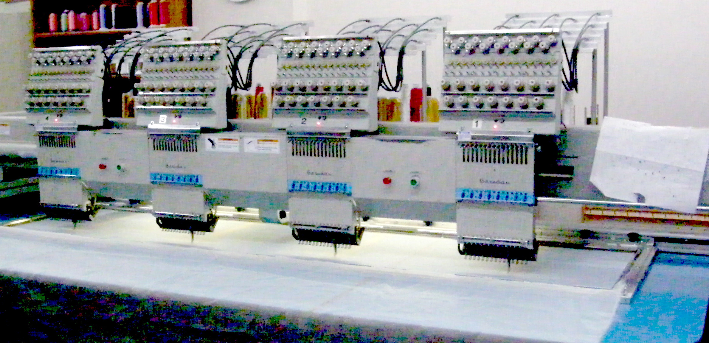 4 head Barudan Embroidery Machine BENYHE-ZQ | DigitSmith