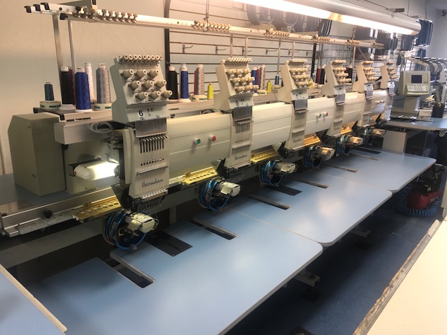 Used Barudan BENYME-ZN-A06 6 Head Embroidery Machine for Sale | DigitSmith