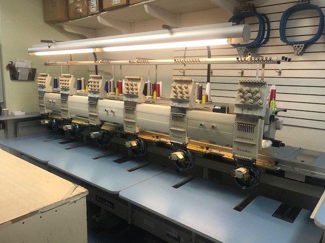 Used Barudan BENYME-ZN-A06 6 Head Embroidery Machine for Sale | DigitSmith