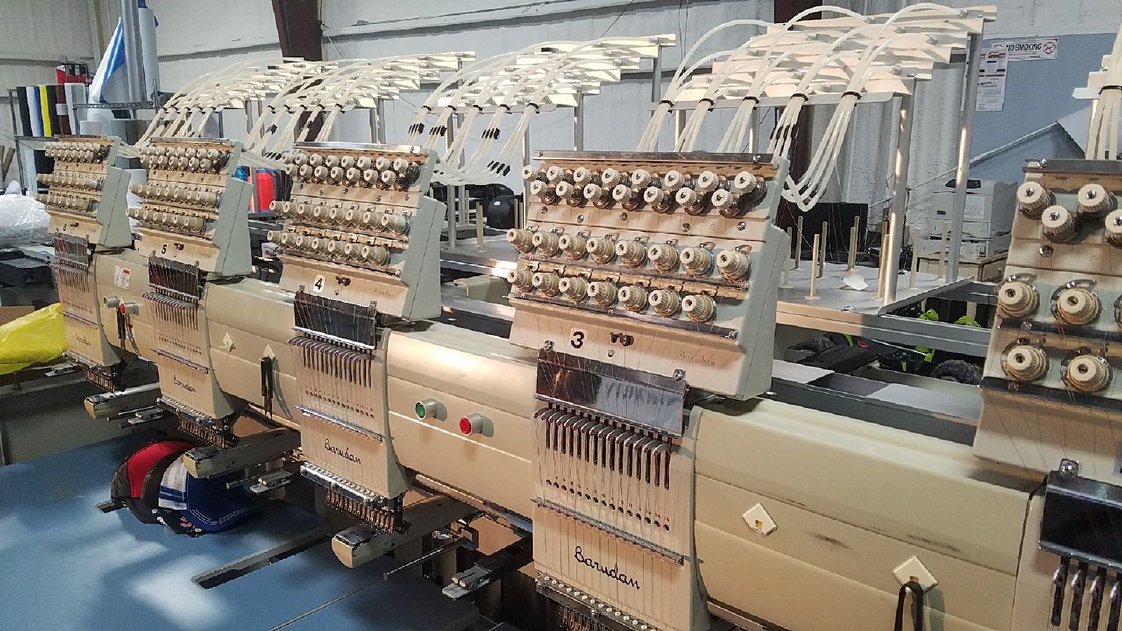 Used Barudan 6 head 15 needle Embroidery Machine For Sale | DigitSmith